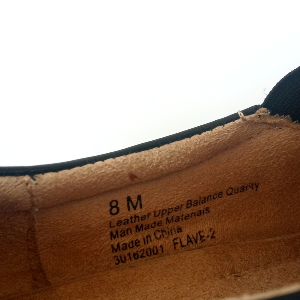 Naturalizer Black Leather Loafers / Flats 8 - Picture 4 of 9